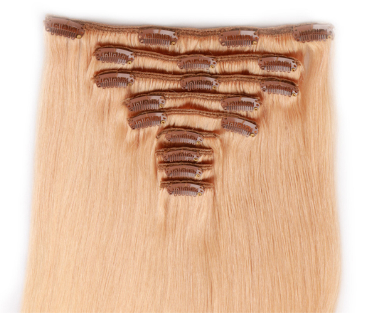 Clip in weft hair extensions SJ00104